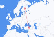 Flights from Savonlinna, Finland to Gaziantep, Turkey