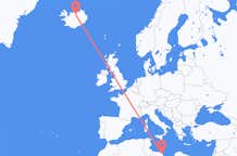 Flyreiser fra Misurata, Libya til Akureyri, Island