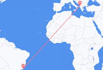 Flyreiser fra Macaé, Brasil til Tirana, Albania