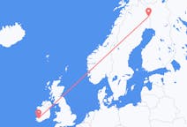 Vluchten van Pajala, Zweden naar Killorglin, Ierland