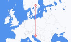 Flights from Zadar, Croatia to Örebro, Sweden