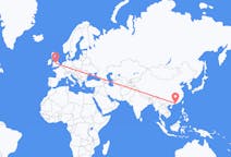 Flyreiser fra Shenzhen, Kina til Birmingham, England