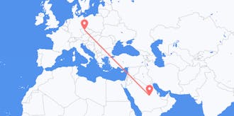 Flights from Saudi Arabia to the Czech Republic