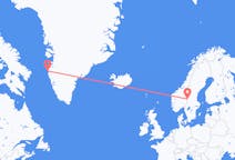 Flyrejser fra Rörbäcksnäs, Sverige til Sisimiut, Grønland