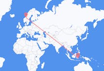 Flights from Kendari, Indonesia to Trondheim, Norway