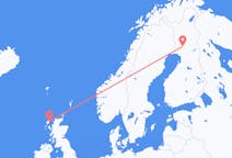 Vols depuis la ville de Stornoway vers la ville de Rovaniemi