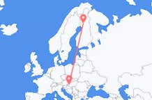 Flights from Hévíz, Hungary to Rovaniemi, Finland