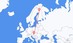 Flights from Hévíz, Hungary to Rovaniemi, Finland