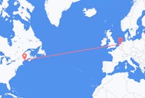 Flyrejser fra Rockland, USA til Amsterdam, Holland