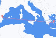 Flyg från Mykonos, Grekland till Valencia, Spanien