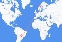 Flights from Puerto Iguazú, Argentina to Östersund, Sweden
