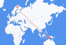 Flyrejser fra Darwin, Australien til Rovaniemi, Finland