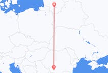 Loty z Kowno, Litwa do Krajowa, Rumunia