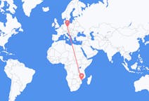 Flyreiser fra Beira, Mosambik til Dresden, Tyskland