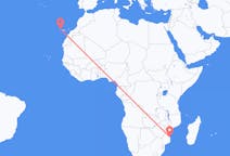 Vluchten van Vilankulo, Mozambique naar Santa Cruz de La Palma, Spanje