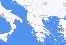 Vluchten van Napels, Italië naar Izmir, Turkije
