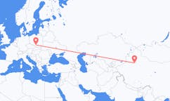 Flights from Korla, China to Katowice, Poland