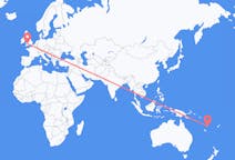Рейсы из Порт-Вилы, Вануату в Кардифф, Уэльс