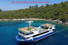Full-Day Boat trip marmaris / Day trip by Glass bottom