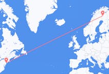Flights from New York, the United States to Kittilä, Finland
