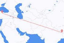 Flyg från Bhadrapur, Mechi, Nepal till Karamustafapasa, Turkiet
