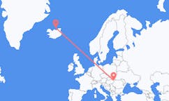 Flüge von Grimsey, Island nach Debrecen, Ungarn