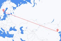 Flyg från Peking, Kina till Sundsvall, Sverige