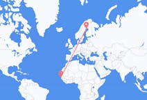 Flyreiser fra Banjul, Gambia til Luleå, Sverige