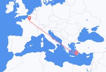 Flyreiser fra Karpathos, Hellas til Paris, Frankrike