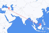 Flyreiser fra Limbang, Malaysia til Van, Tyrkia