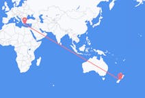 Flug frá Christchurch, Nýja-Sjálandi til Heraklion, Grikklandi