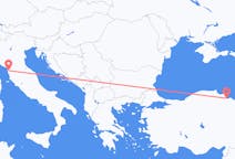出发地 意大利出发地 比萨目的地 土耳其三生的航班