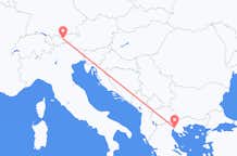 Vluchten van Innsbruck naar Thessaloniki
