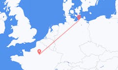 Flights from Rostock, Germany to Paris, France