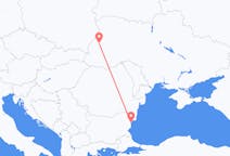 Vluchten van Lviv, Oekraïne naar Varna, Bulgarije
