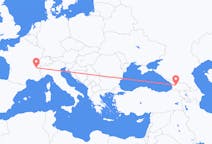 Flyreiser fra Kutaisi, Georgia til Chambery, Frankrike