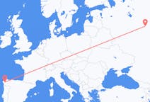 Flyg från Nizjnij Novgorod till Santiago de Compostela (regionhuvudort)