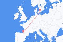 Loty z Malmö, Szwecja do San Sebastián, Hiszpania