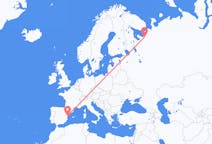 Flights from Arkhangelsk, Russia to Castellón de la Plana, Spain