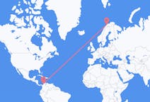 Flyreiser fra Cartagena, Colombia til Tromsø, Norge