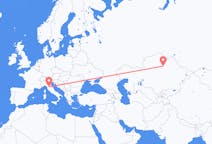 Flyrejser fra Nur-Sultan til Firenze