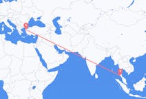 出发地 泰国出发地 甲米目的地 土耳其埃德雷米特的航班