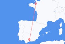 出发地 法国雷恩目的地 西班牙马拉加的航班