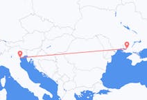 Fly fra Kherson til Venezia