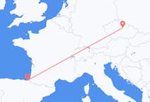 Fly fra Pardubice til San Sebastián