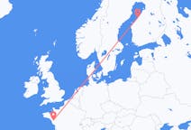 出发地 芬兰出发地 科科拉目的地 法国南特的航班