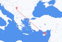 Flyg från Larnaca till Kraljevo