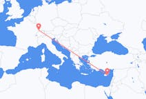 Flights from Larnaca in Cyprus to Basel in Switzerland