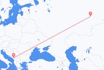 Flyreiser fra Podgorica, Montenegro til Yekaterinburg, Russland
