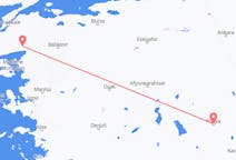 Flights from Edremit, Turkey to Konya, Turkey